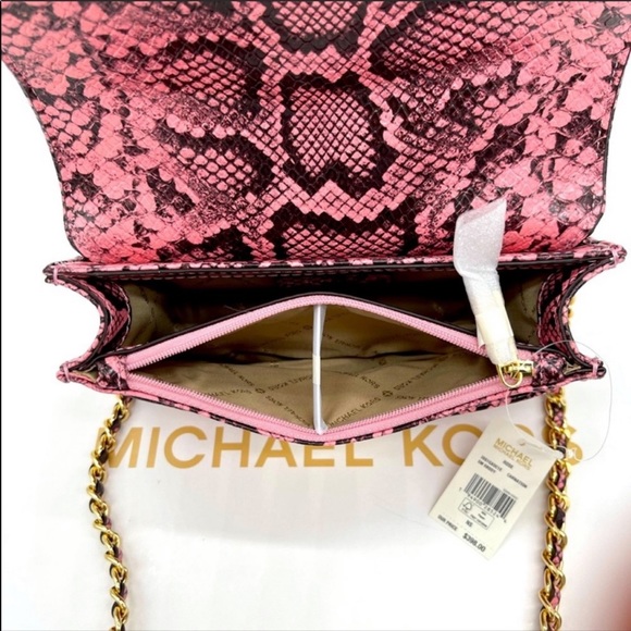 Michael Kors Rose Small Flap Crossbody Clutch - Picture 6 of 8
